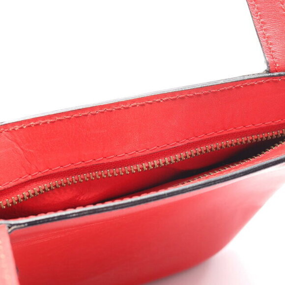 Celine Tote Handbag Leather Red - Picture 6 of 10
